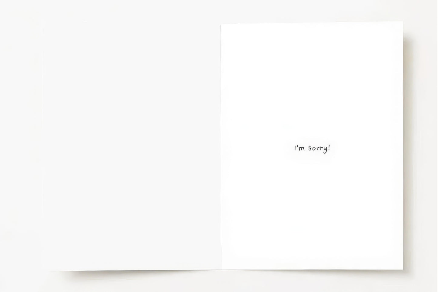 Im sorry card: 'I was wrong. Let this majestic loaf soften the blow.'