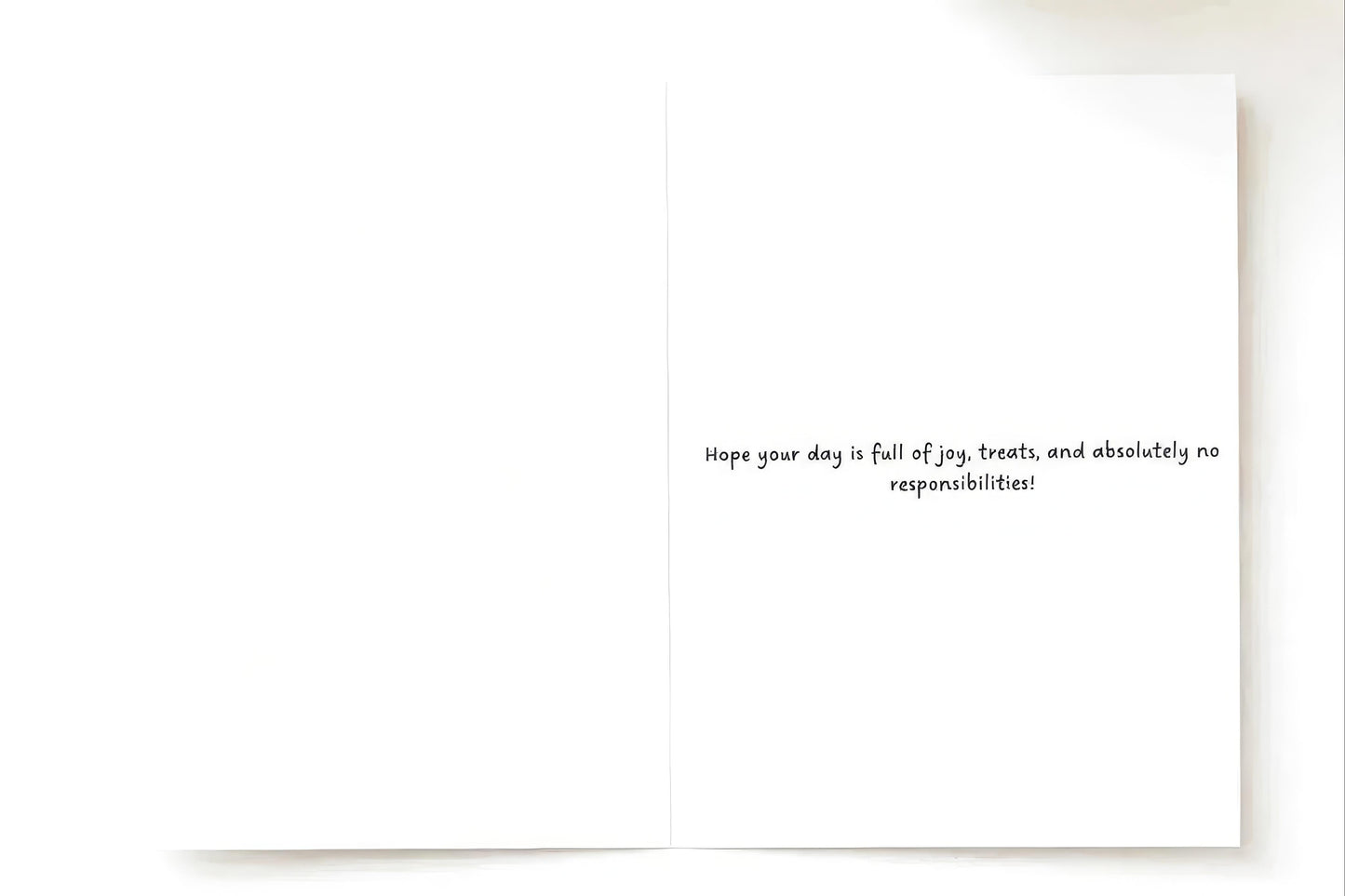 Cat themed happy birthday card: 'Heard it someones birthday...'