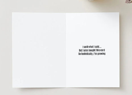 I’m sorry card: ‘You don’t always need to be right, but… Sorry!’