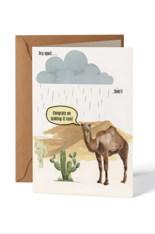 Dry spell...over! Congrats on making it rain! - Ink & Spice cards
